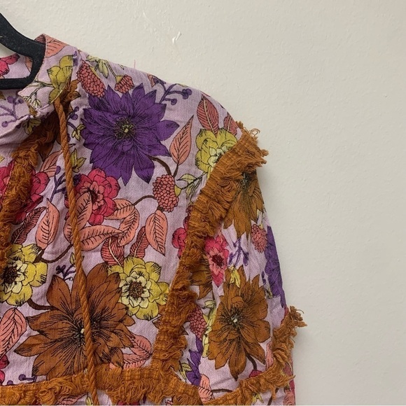 Anthropologie Raga Wild Gardens Peasant Blouse - Picture 4 of 10